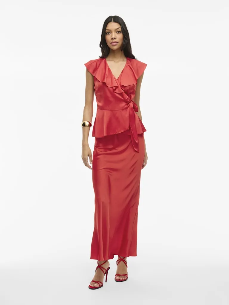 Kimmie Short Sleeve Top | Racing Red