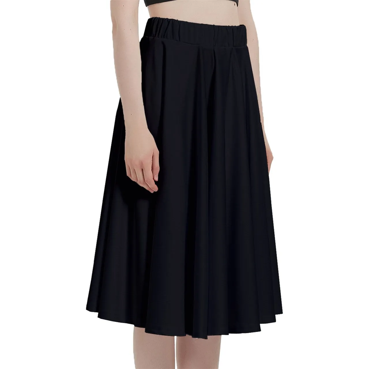 Kiwi Heart Midi Skirt With Pocket