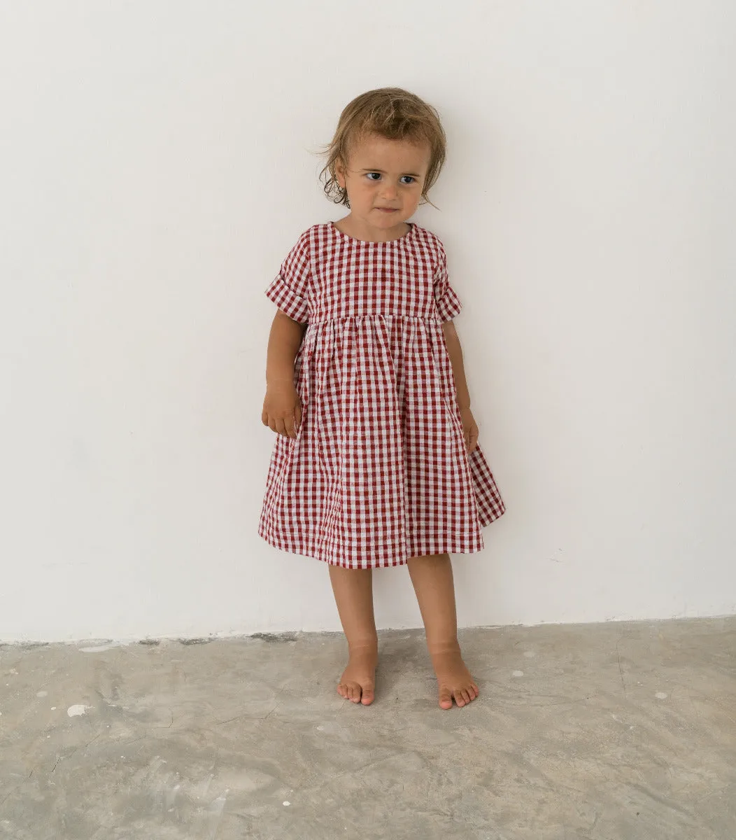 Koa Dress - Red Gingham