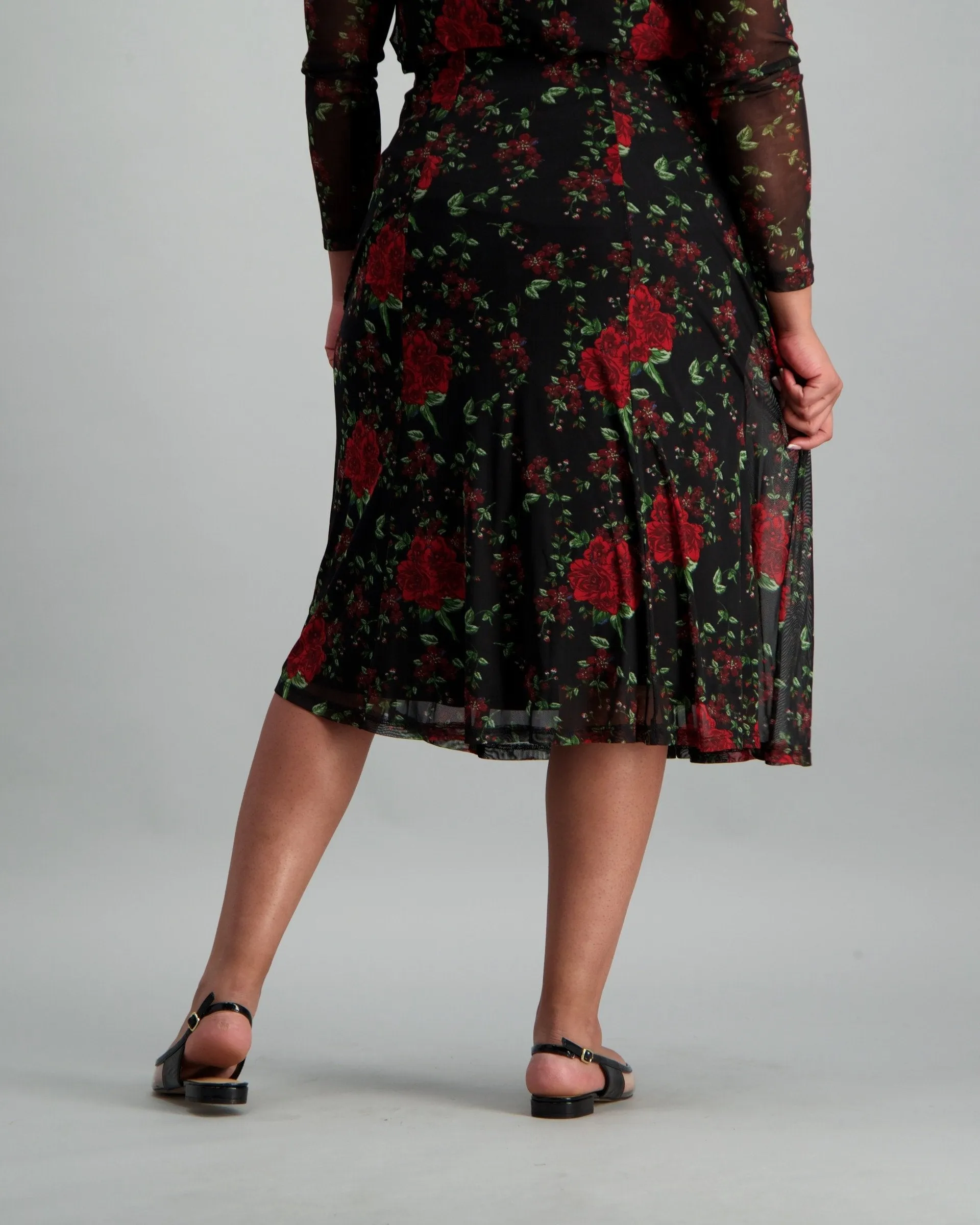 Ladies-Floral Aline Skirt
