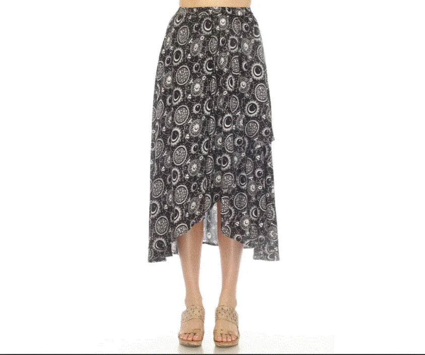 Lakhay's - Celestial Flowy Circle Skirt