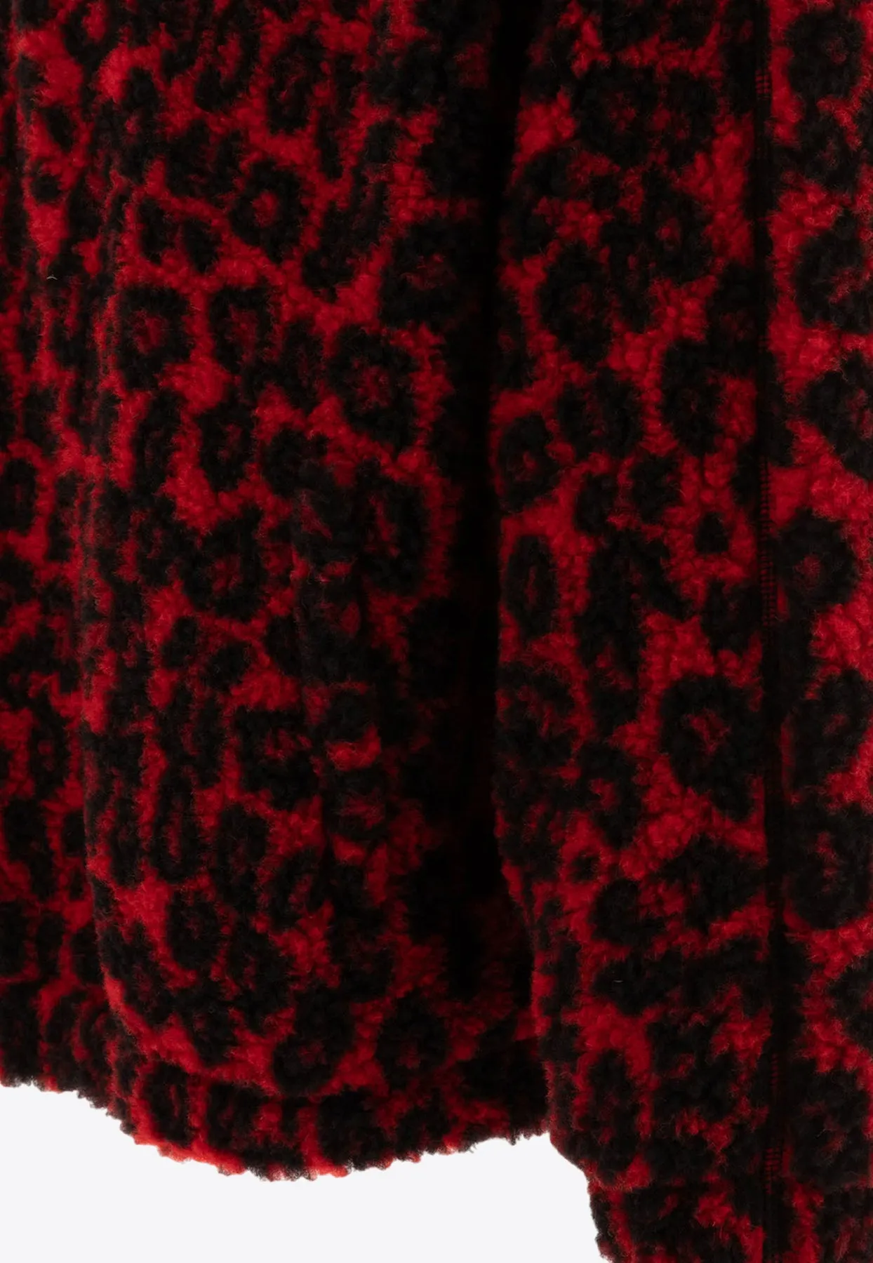 Leopard Print Fleece Jacket
