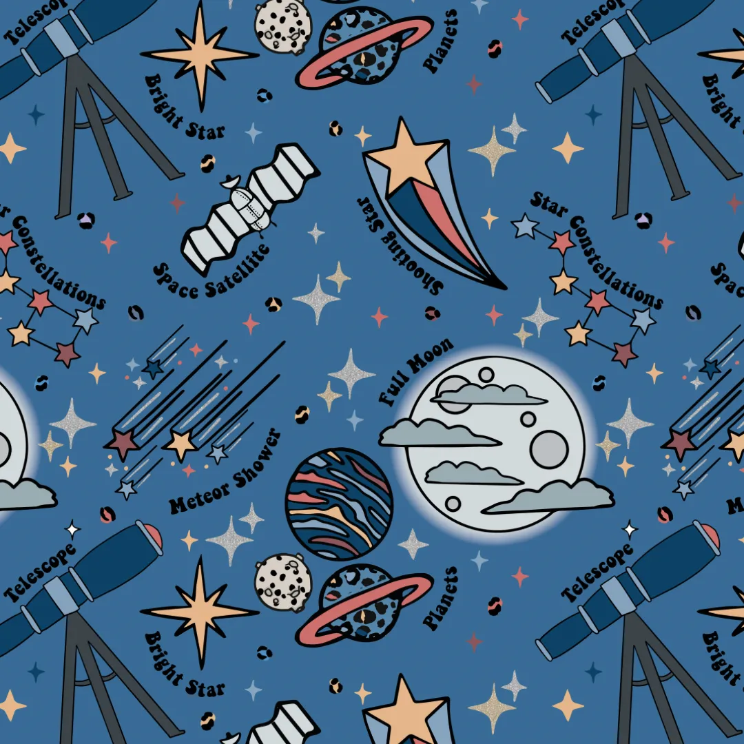 Little Astronomer Circle Skirt
