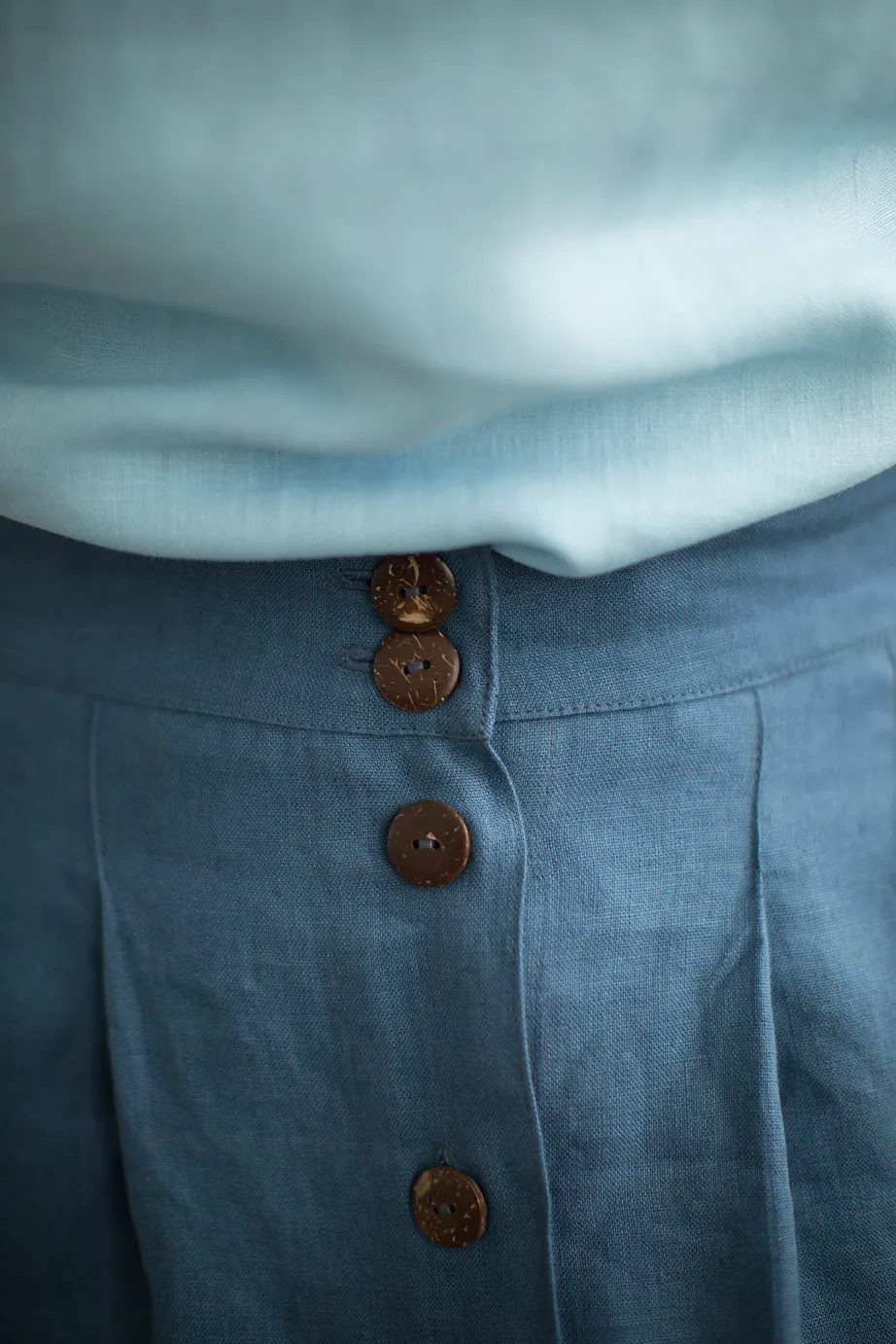 Long Linen Skirt