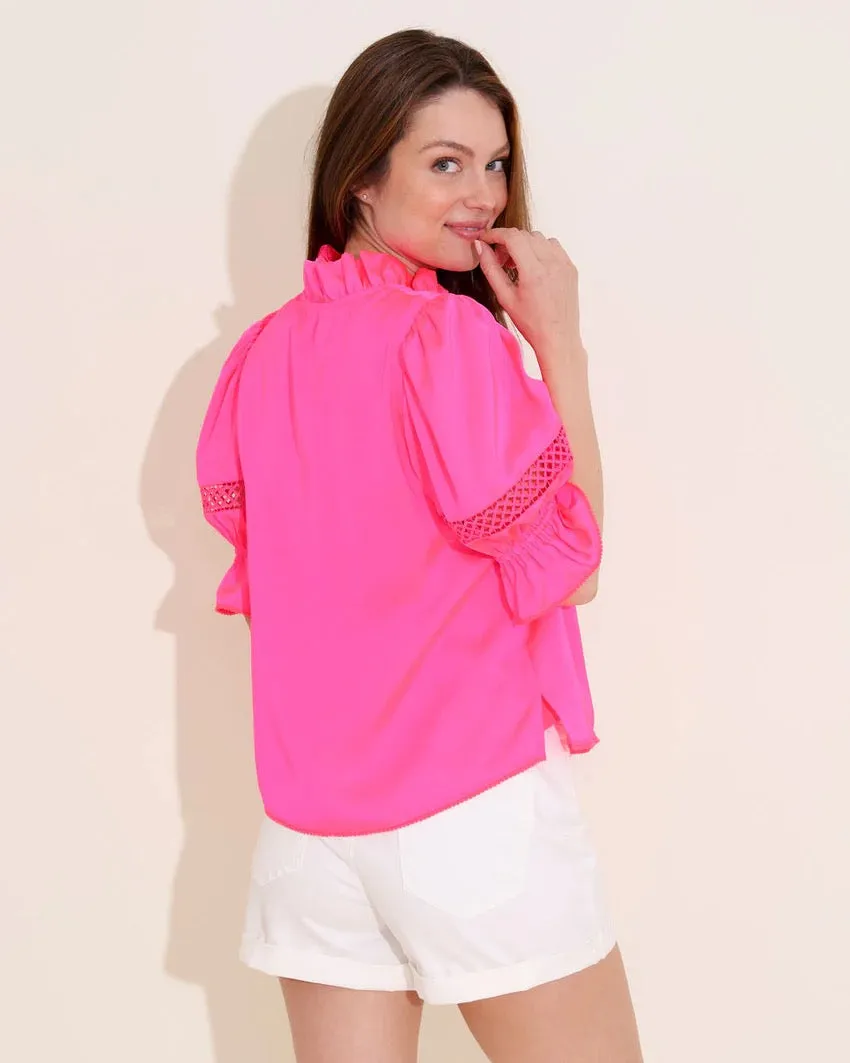 Lottie Neon Pink Blouse