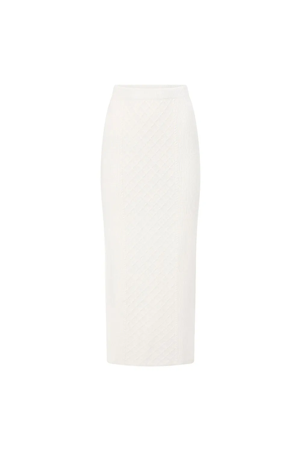 Lotus Skirt - Cable Knit