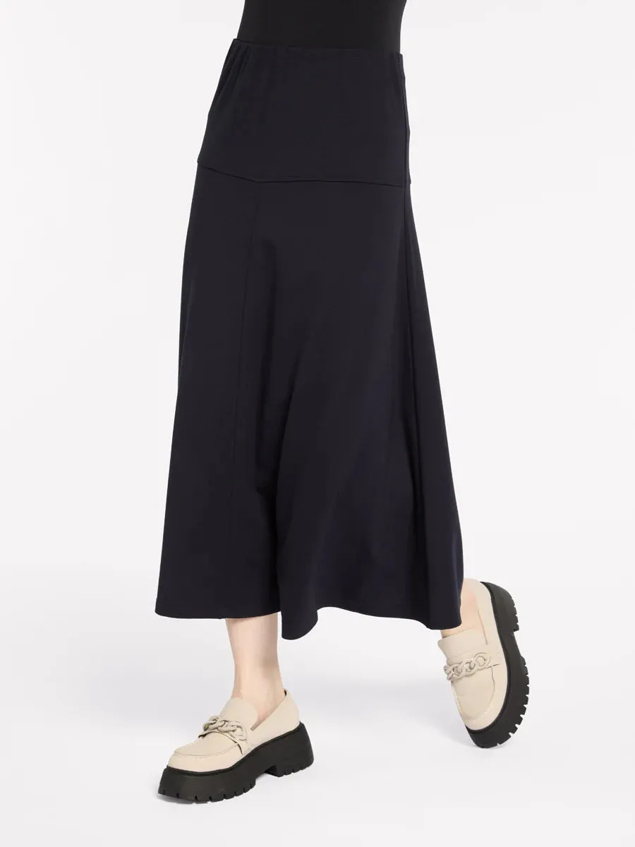 MARCO POLO - Black Fit and Flare Ponte Skirt - YTMP5043