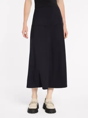 MARCO POLO - Black Fit and Flare Ponte Skirt - YTMP5043