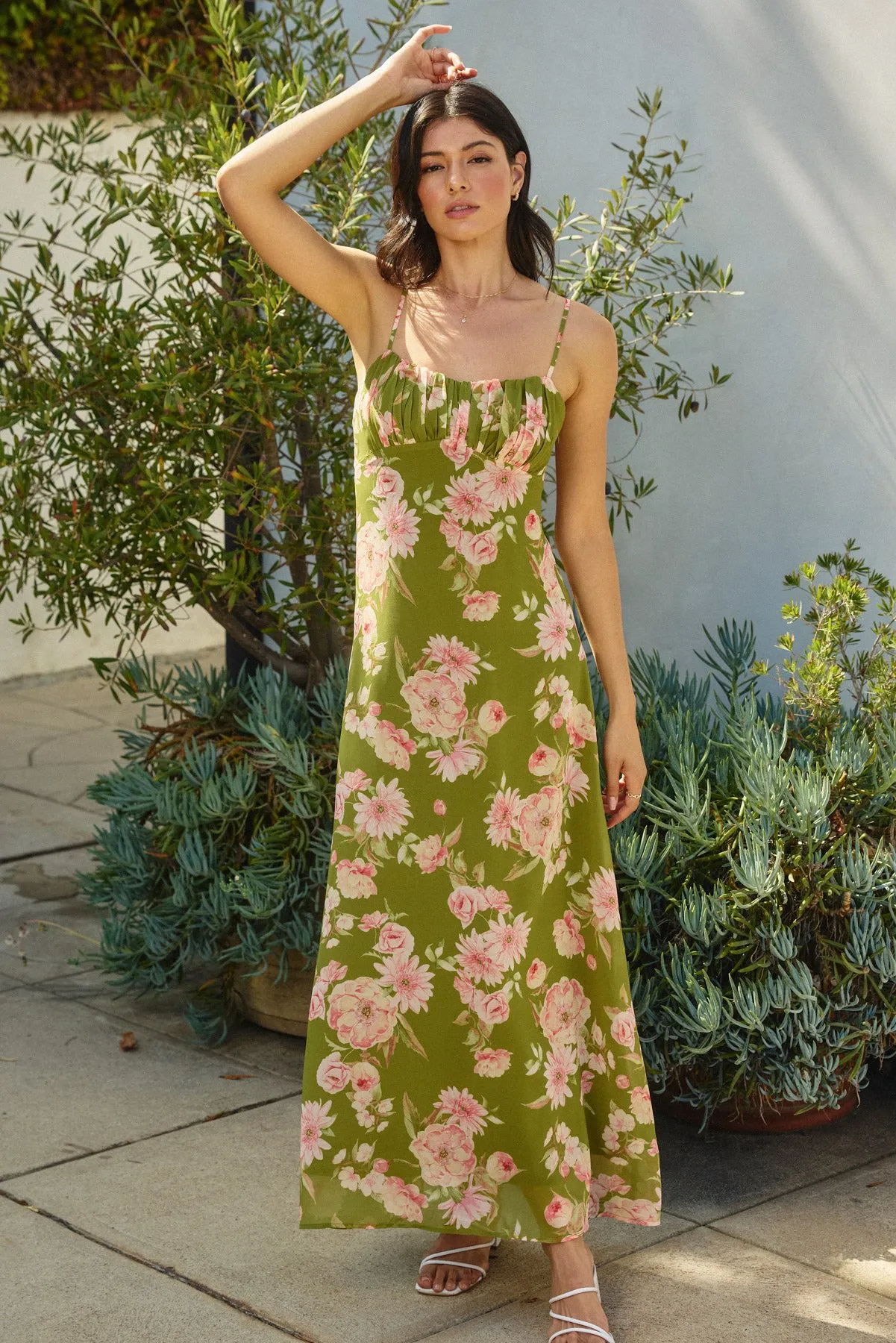 Marielle Cutout Empire Maxi Dress