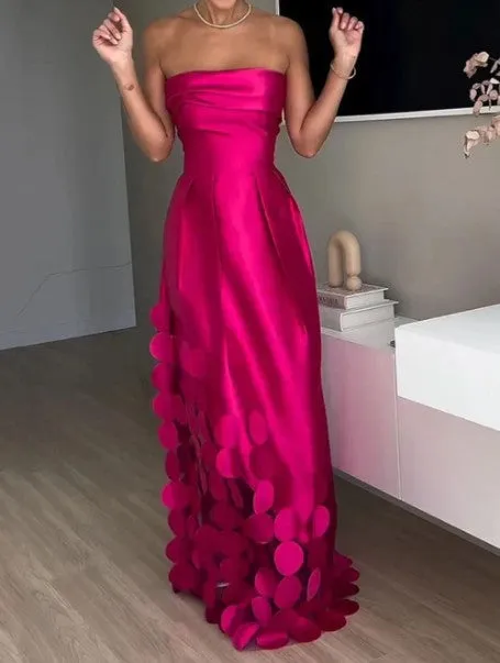 Marina | Long Sheath Circle Dress