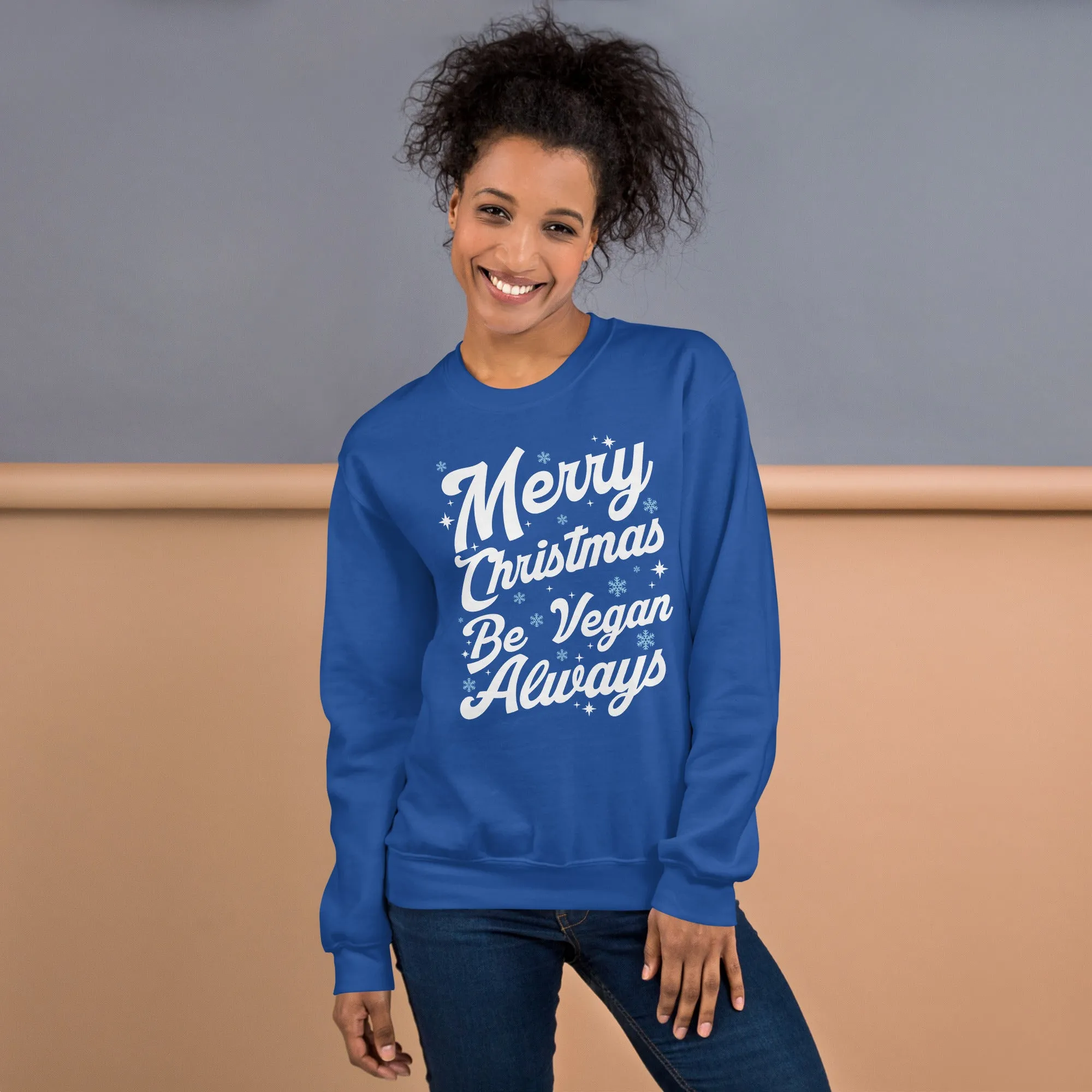 MERRY CHRISTMAS - BE VEGAN ALWAYS Unisex Sweatshirt