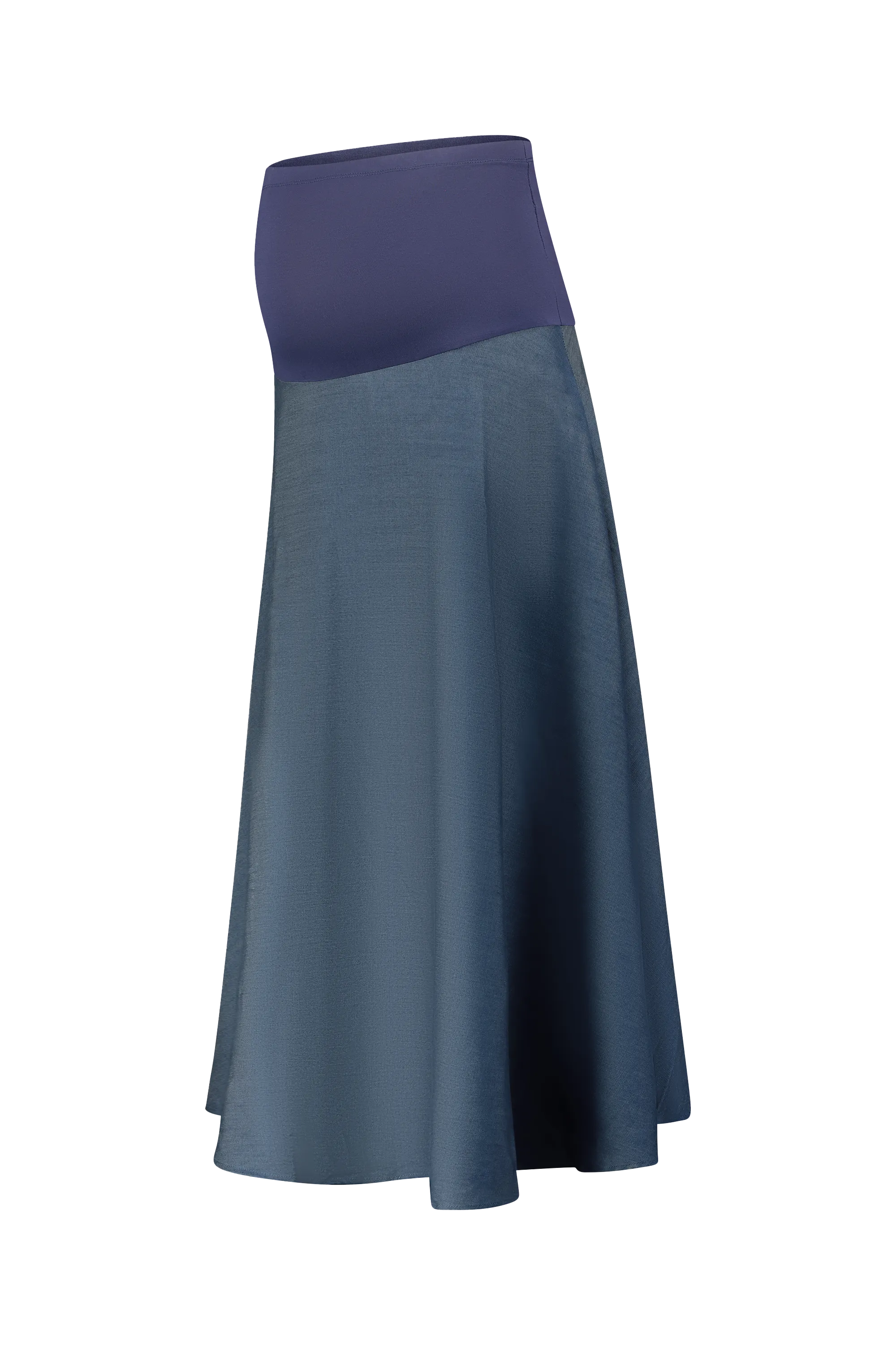 Midi Jean Circle Skirt
