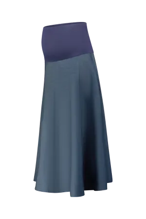 Midi Jean Circle Skirt