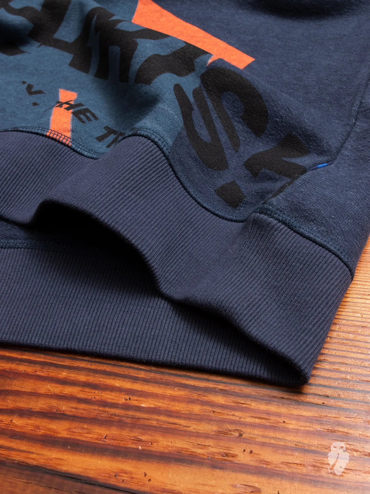 MILTYPE Shattered Crewneck Sweater in Navy