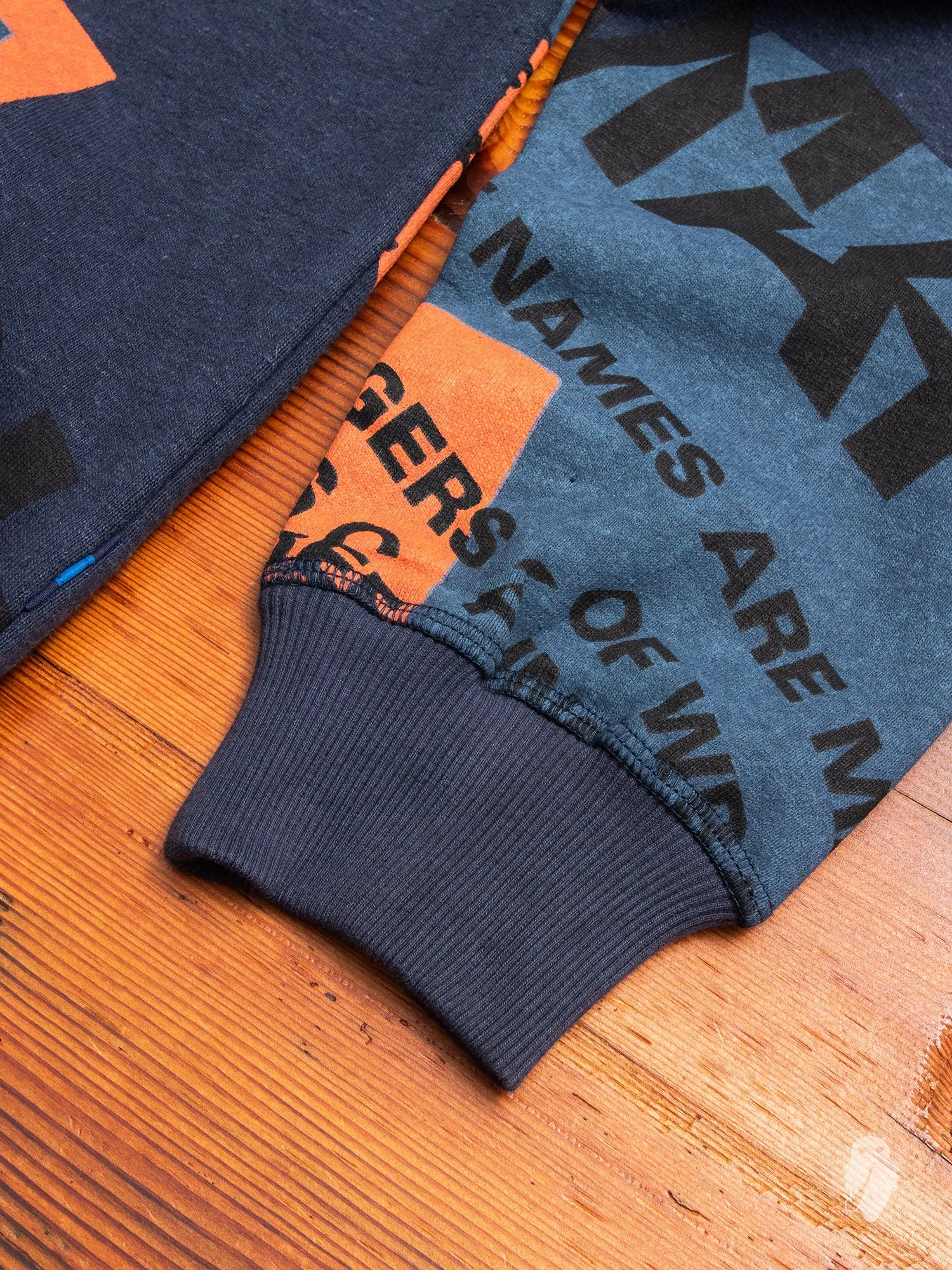 MILTYPE Shattered Crewneck Sweater in Navy