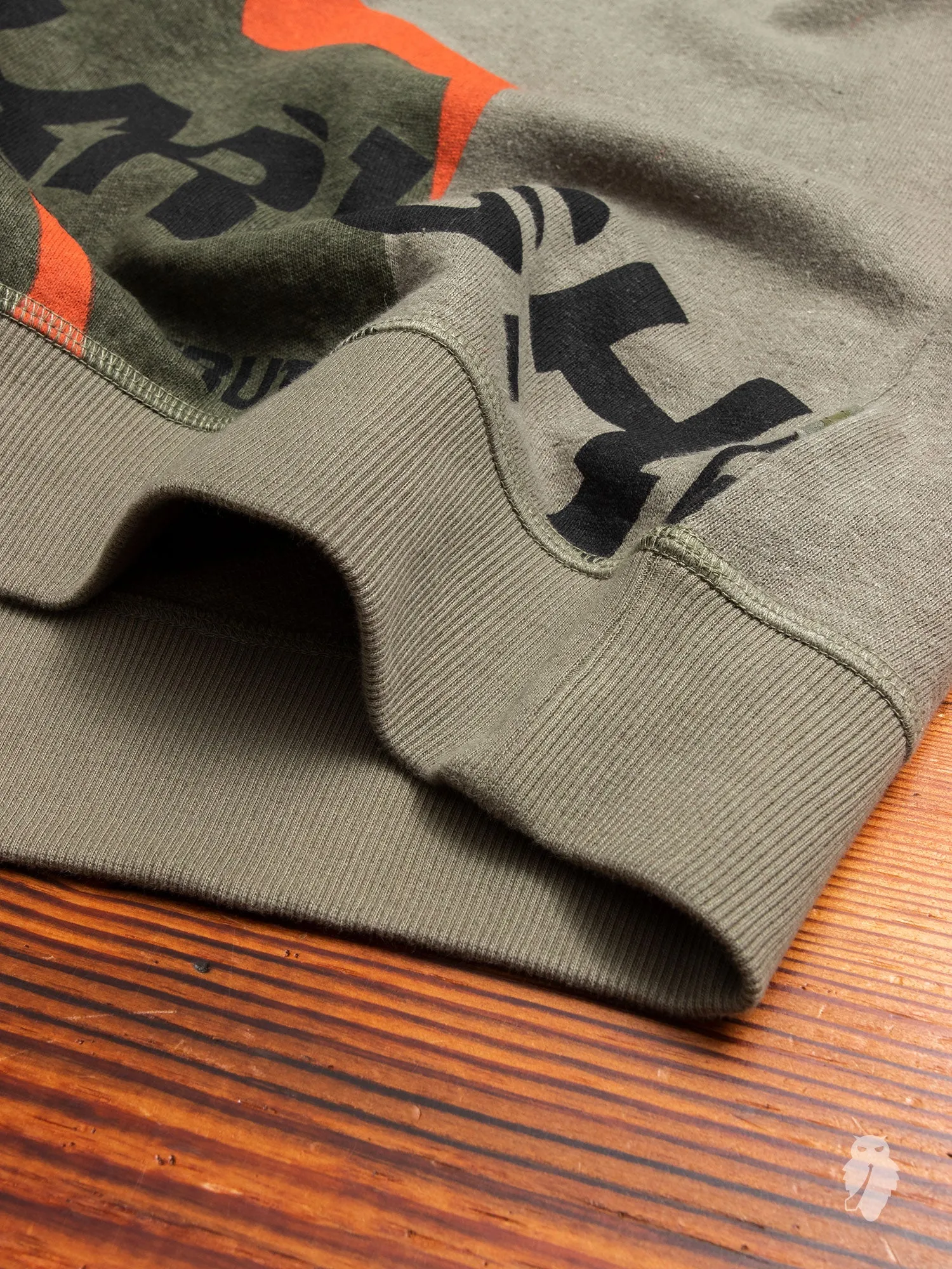 MILTYPE Shattered Crewneck Sweater in Olive