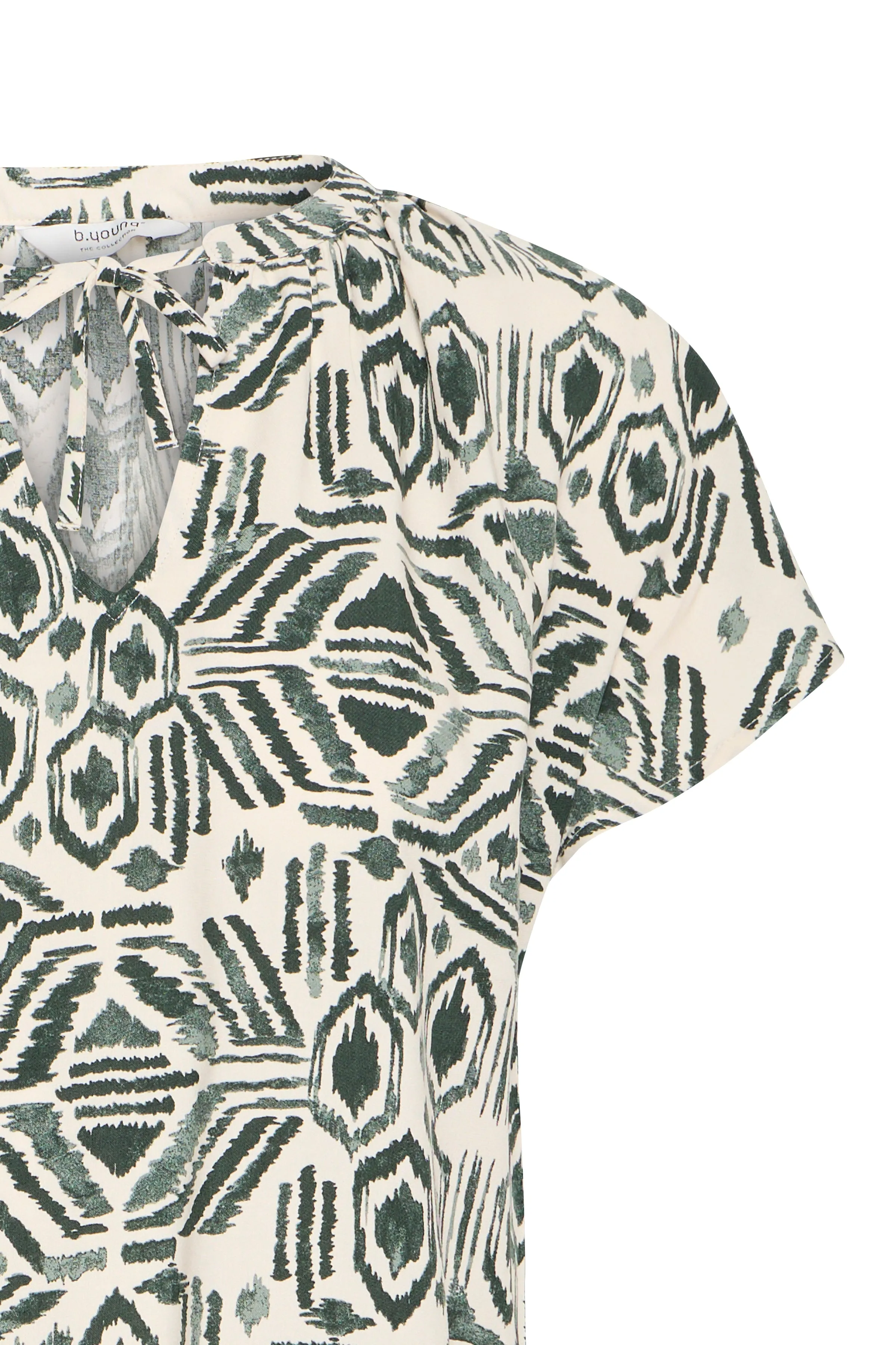 Mjoelle V Neck Top  | Ethnic Sea Spray