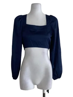 Navy Blue Blouse