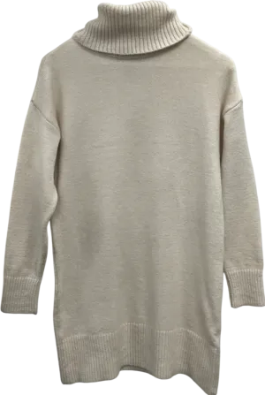 New Look Cream Slouchy Roll Neck Jumper UK S