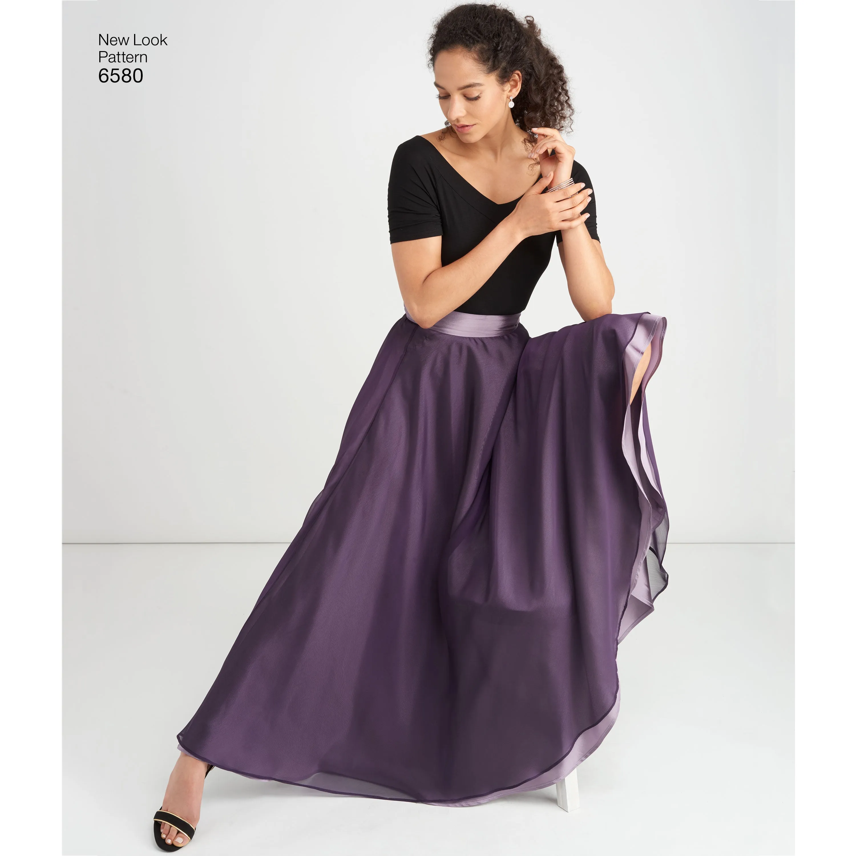 Newlook Pattern 6580 Misses' Circle Skirt