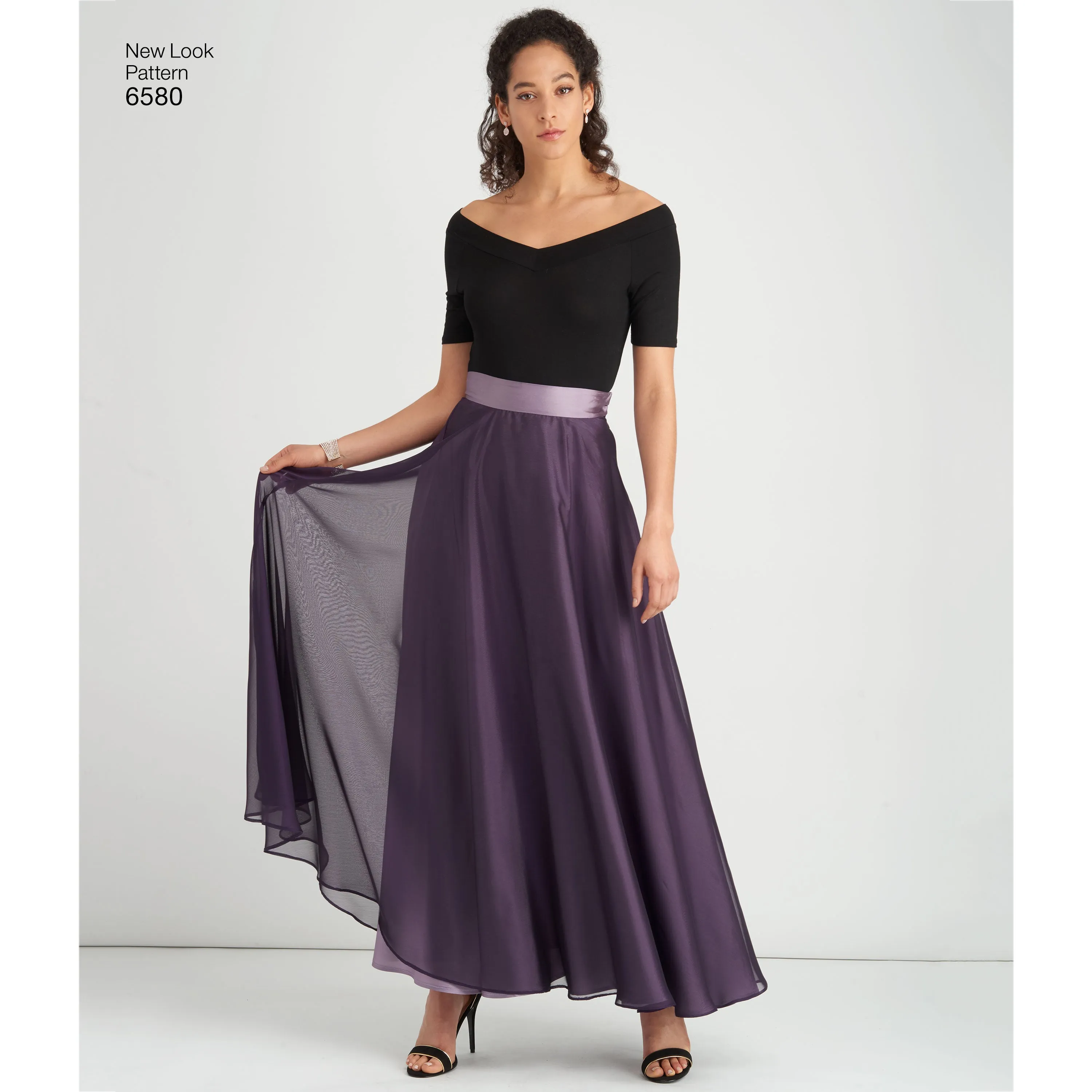 Newlook Pattern 6580 Misses' Circle Skirt