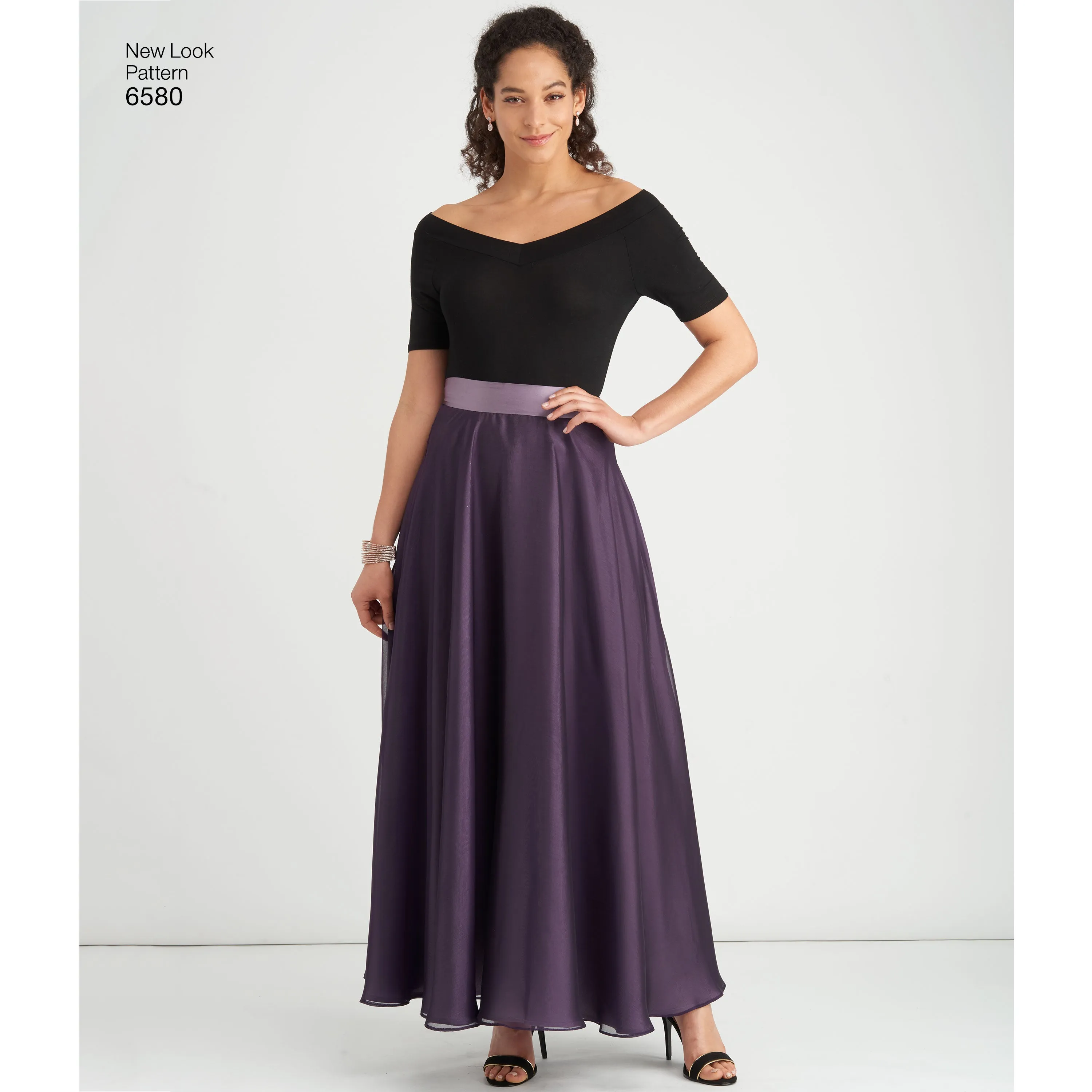 Newlook Pattern 6580 Misses' Circle Skirt