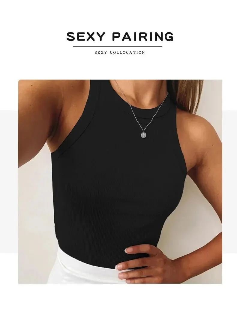 Obsidian Phoenix Off-Shoulder Ribbed Tank Top