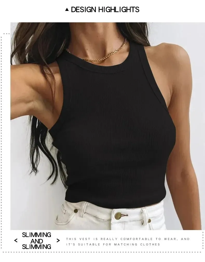 Obsidian Phoenix Off-Shoulder Ribbed Tank Top