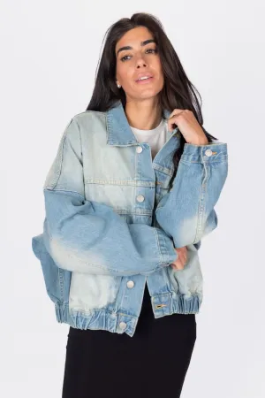 OVERSIZED DENIM JACKET (BLUE)