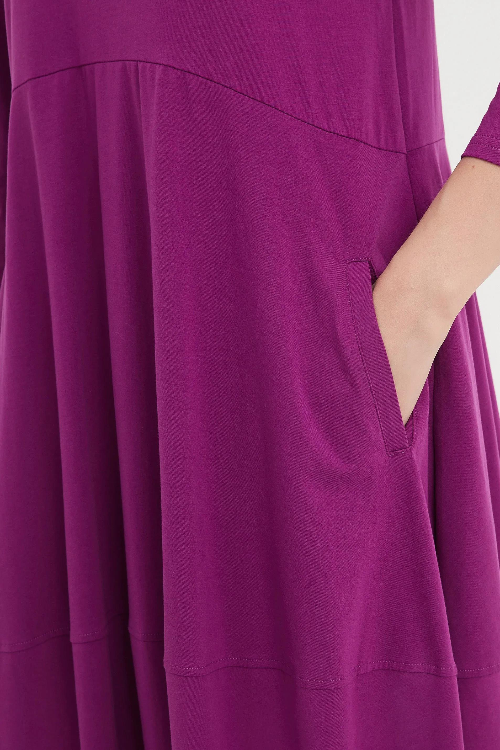 Ovoid Dress Fushia