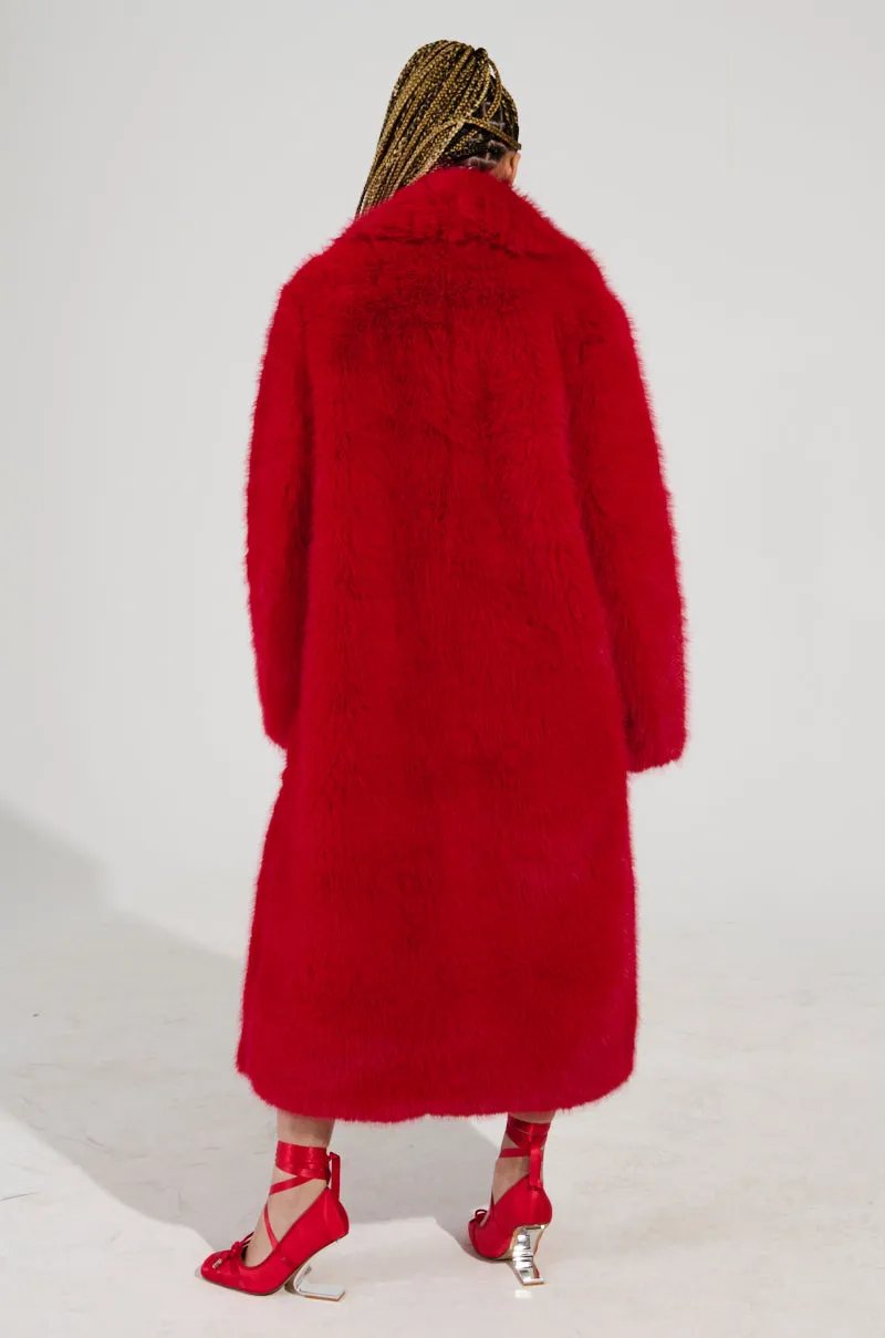OXFORD FAUX FUR TRENCH