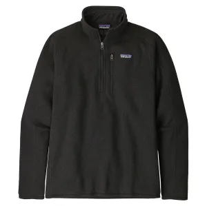Patagonia Men's Better Sweater 1/4 Zip Fleece - Black