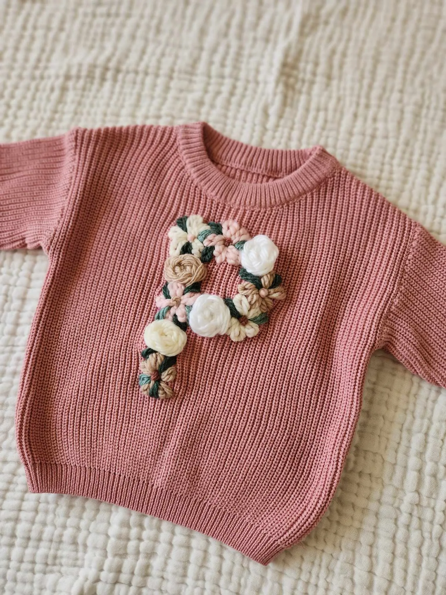 PERSONALIZED SWEATER - ROSE