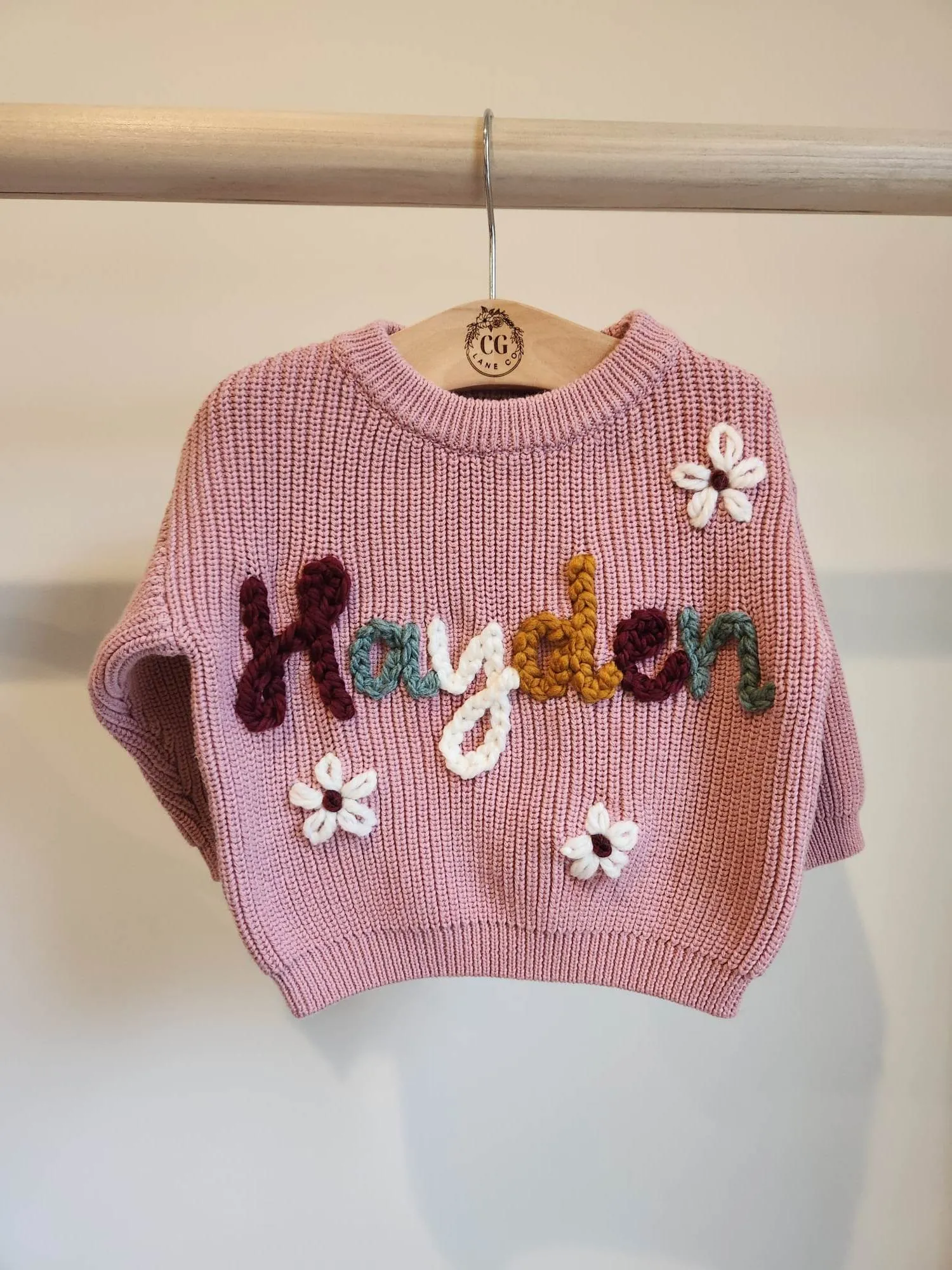 PERSONALIZED SWEATER - ROSE