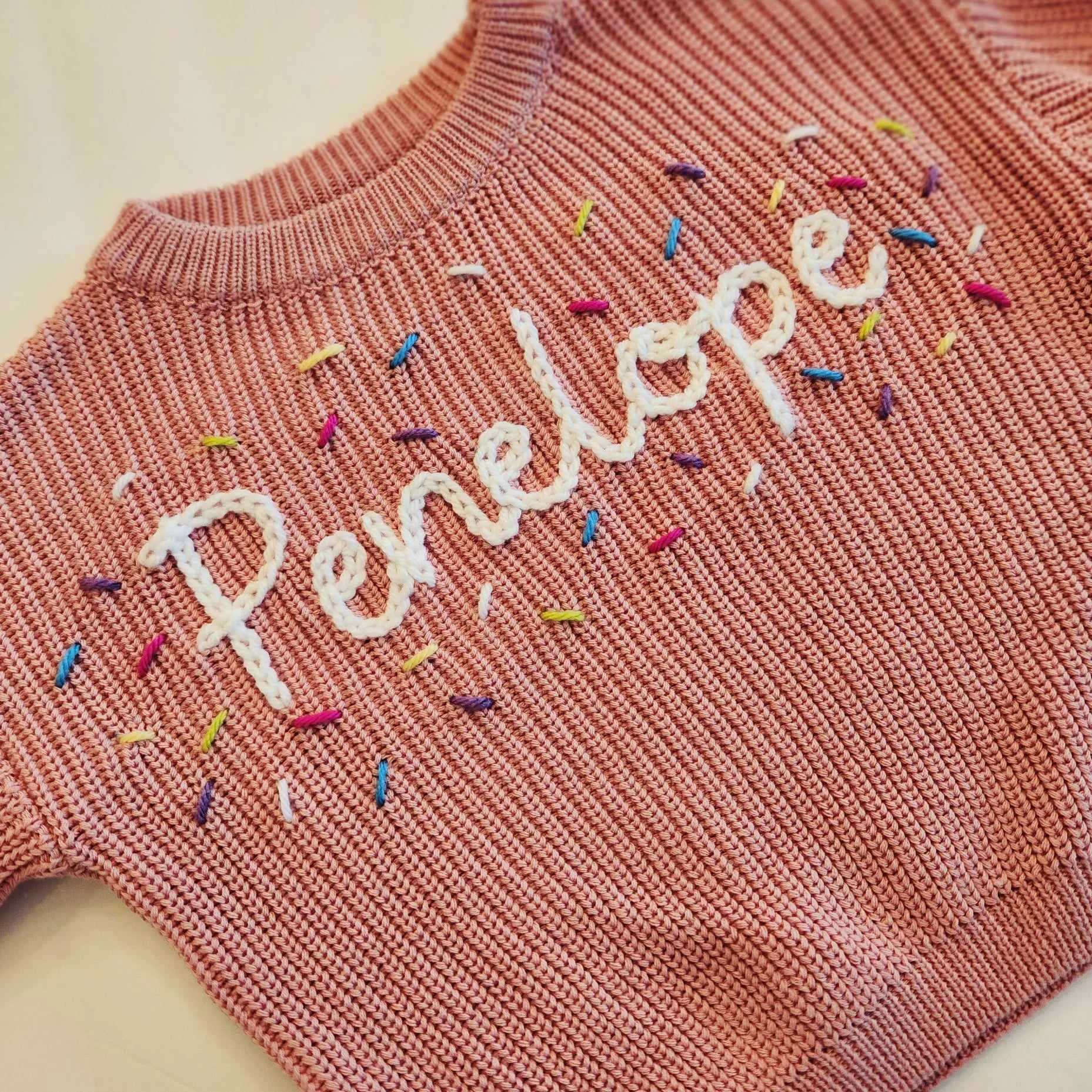PERSONALIZED SWEATER - ROSE