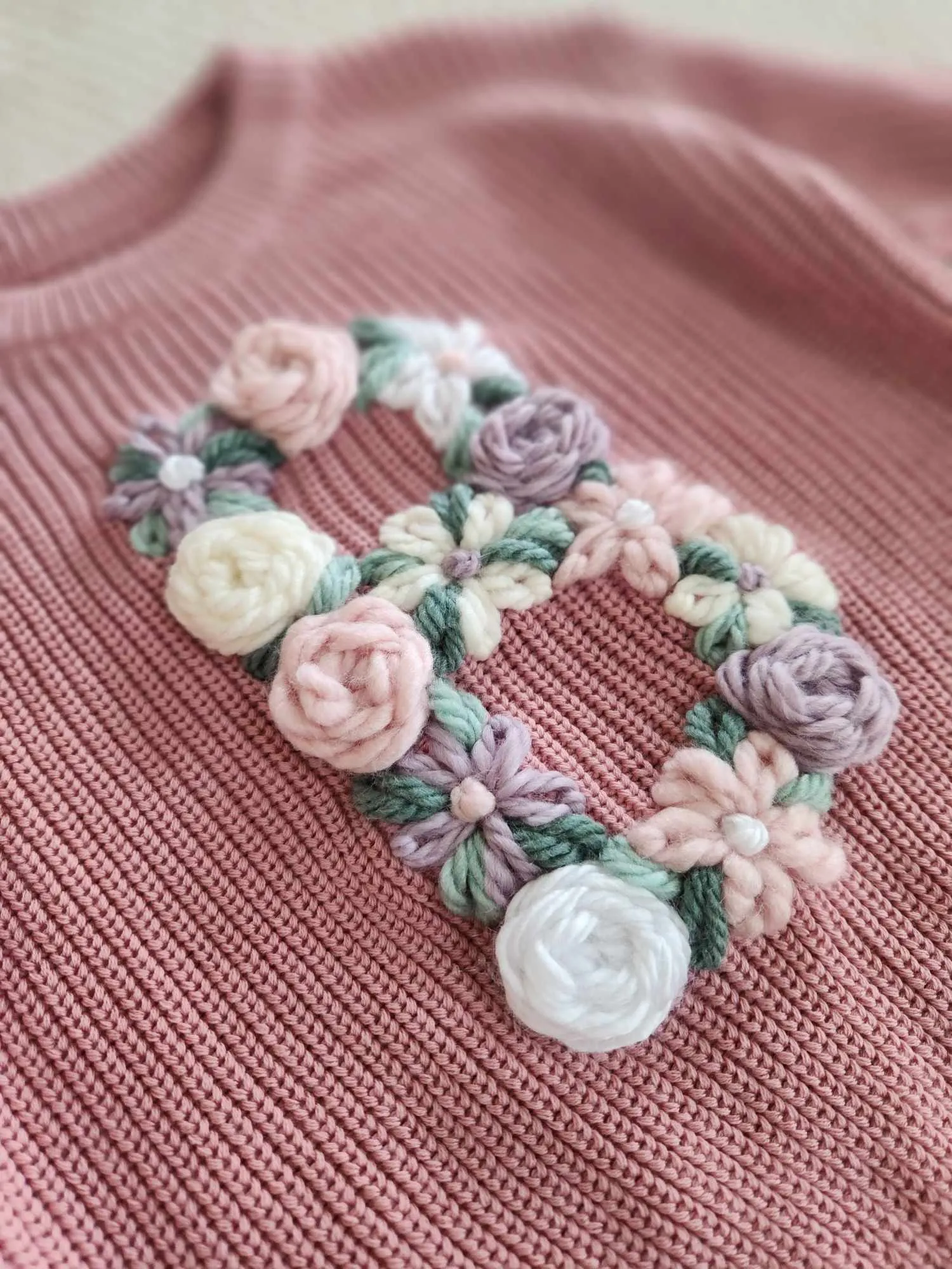PERSONALIZED SWEATER - ROSE
