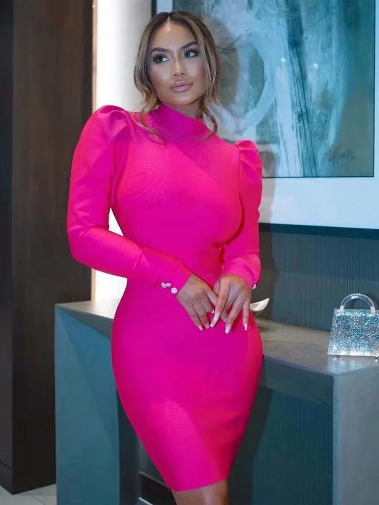 Pink Sheath Dress