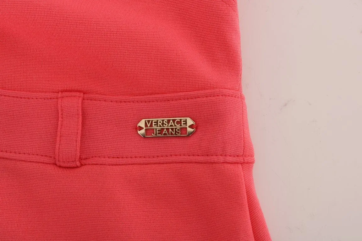 Pink Sheath Sleeveless Dress