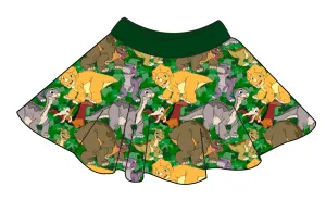 Prehistoric Pals Circle Skirt