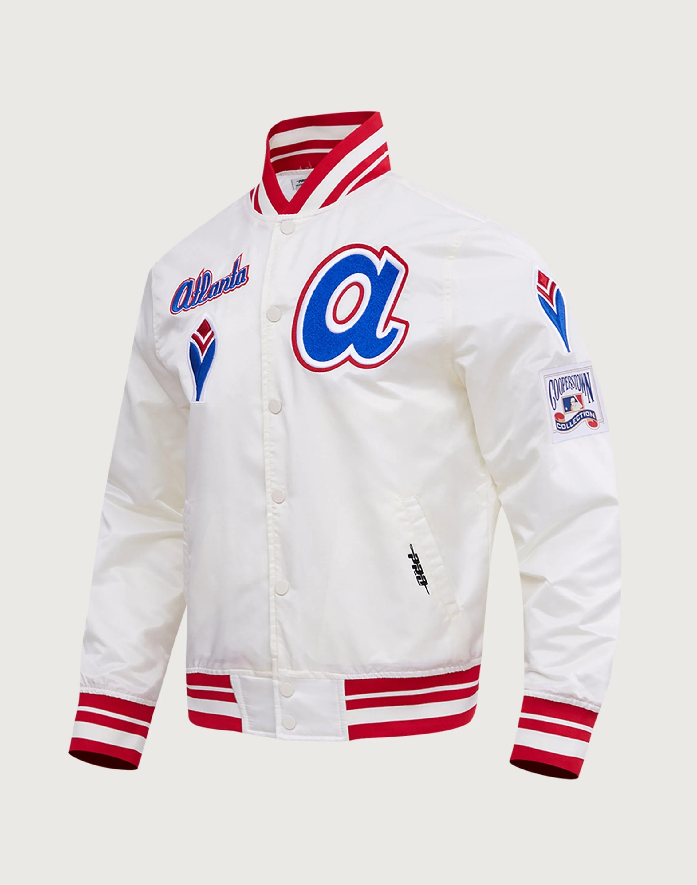 Pro Standard Atlanta Braves Retro Classic Rib Satin Jacket