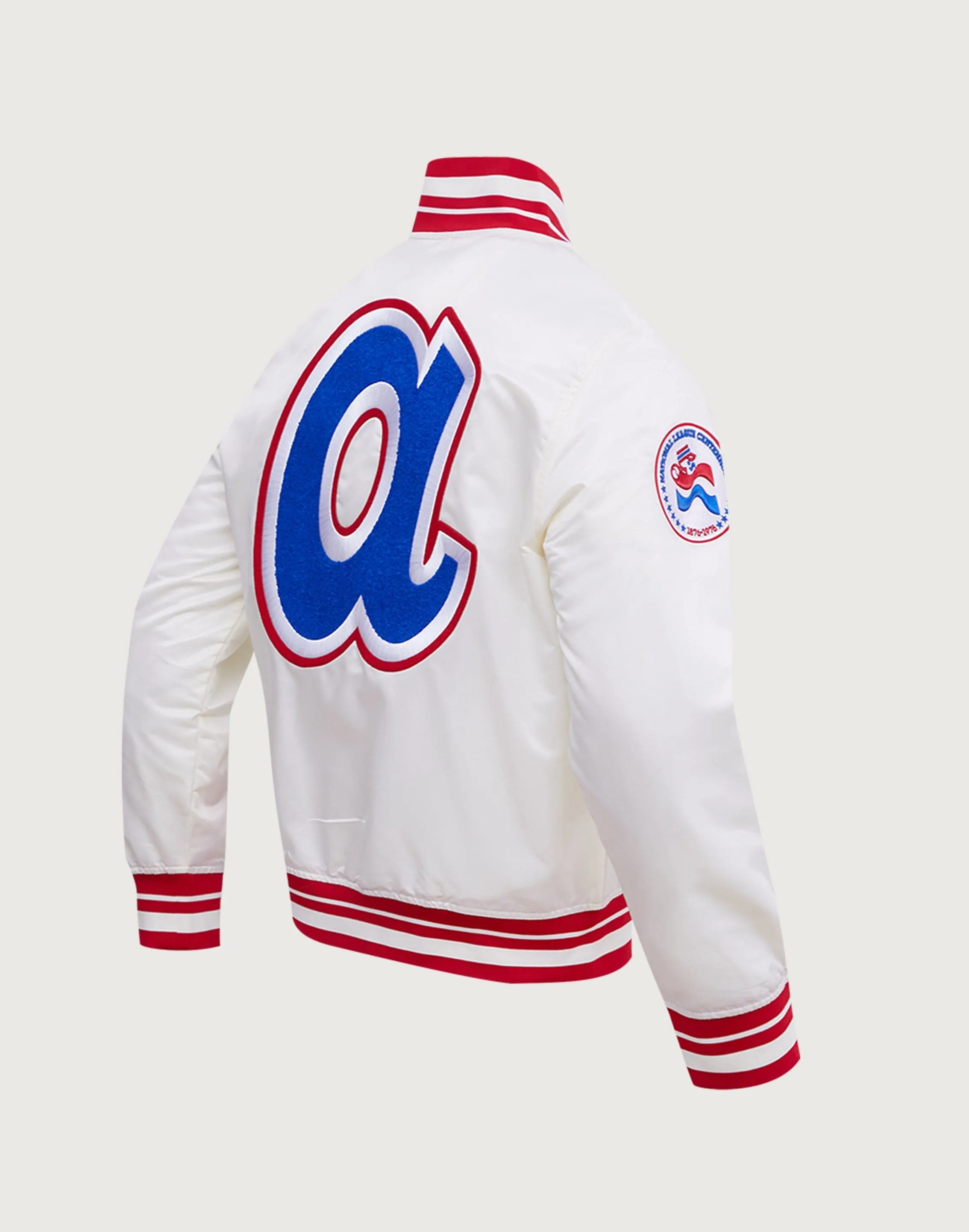 Pro Standard Atlanta Braves Retro Classic Rib Satin Jacket