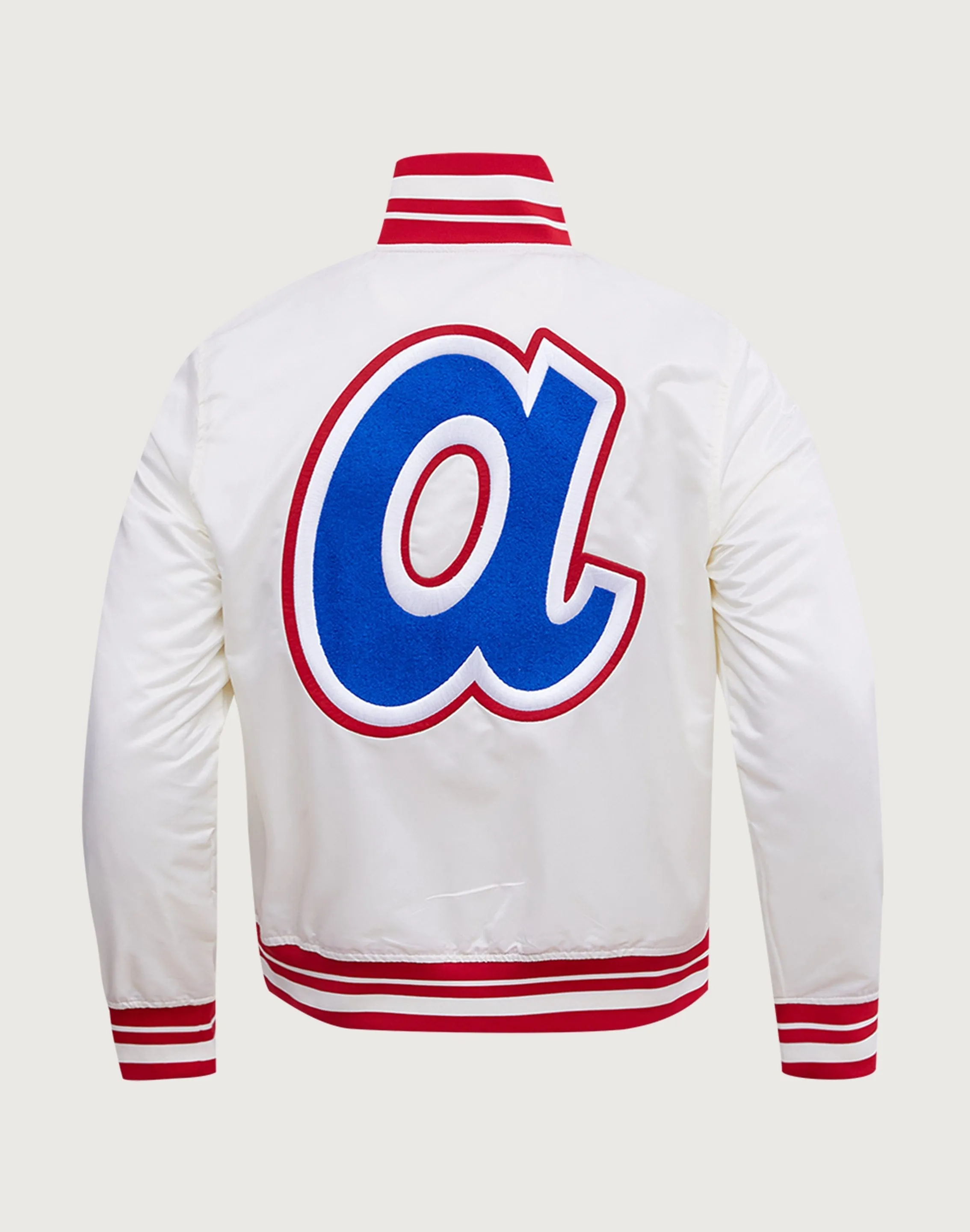 Pro Standard Atlanta Braves Retro Classic Rib Satin Jacket