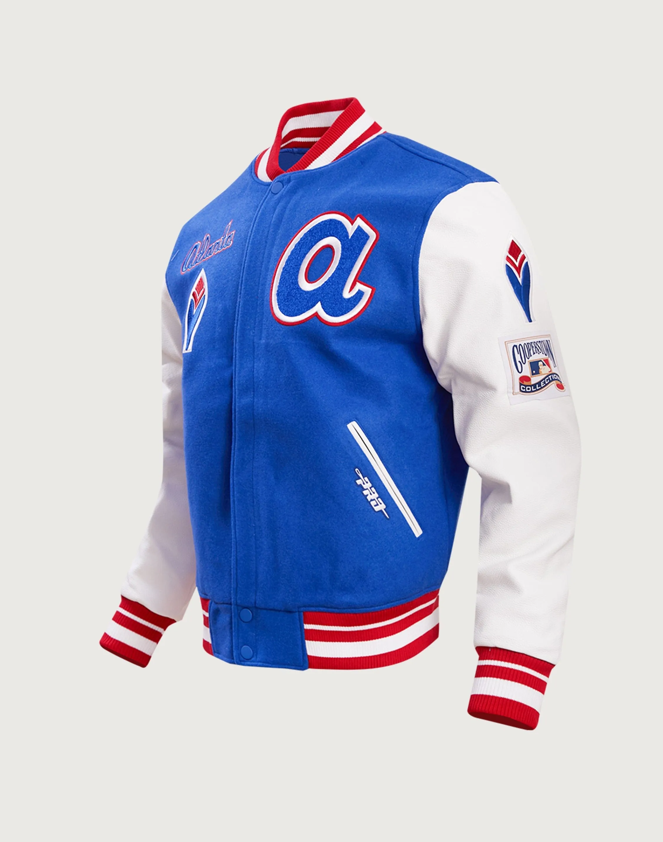 Pro Standard Atlanta Braves Retro Classic Wool Varsity Jacket