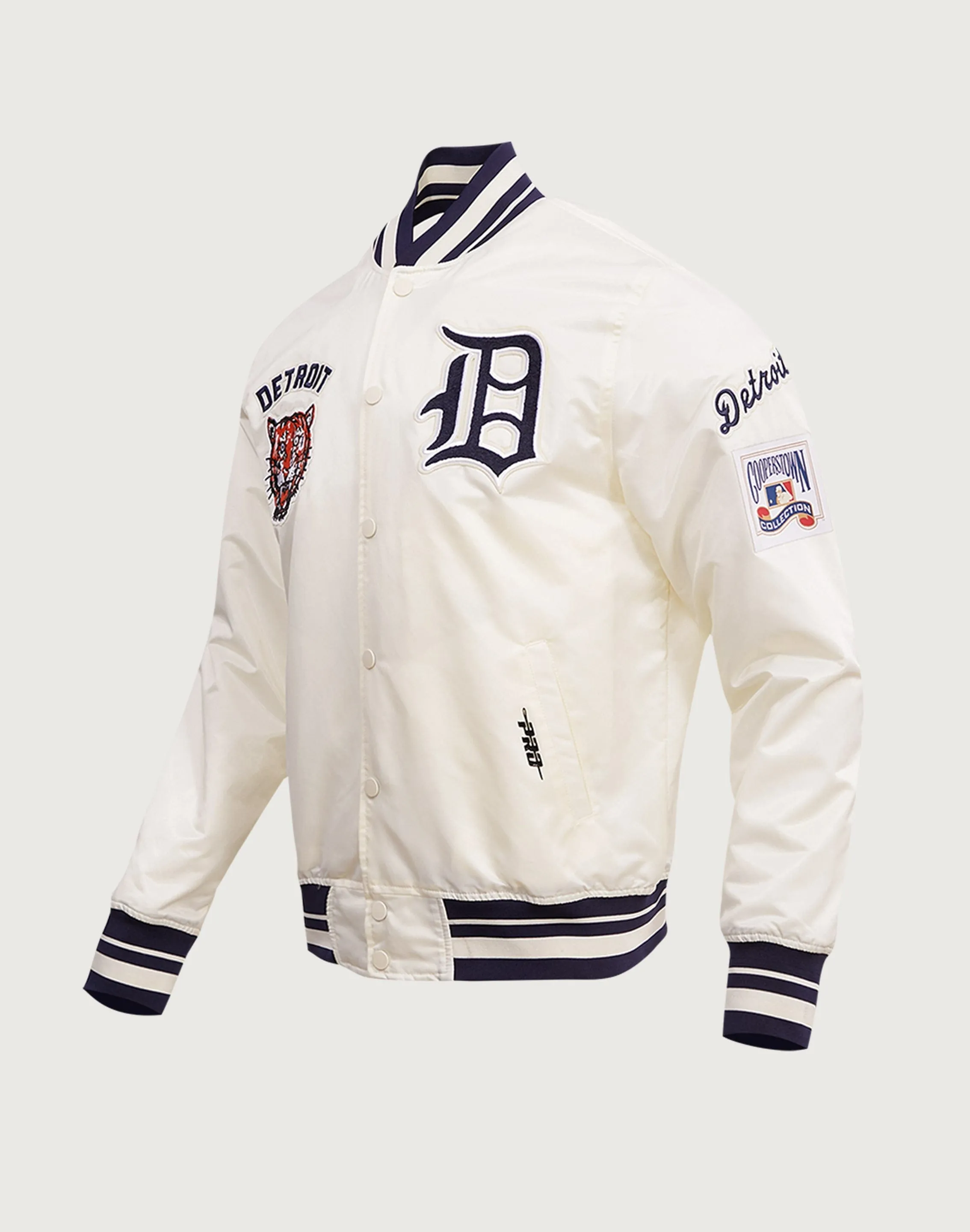 Pro Standard Detroit Tigers Retro Classic Rib Satin Jacket