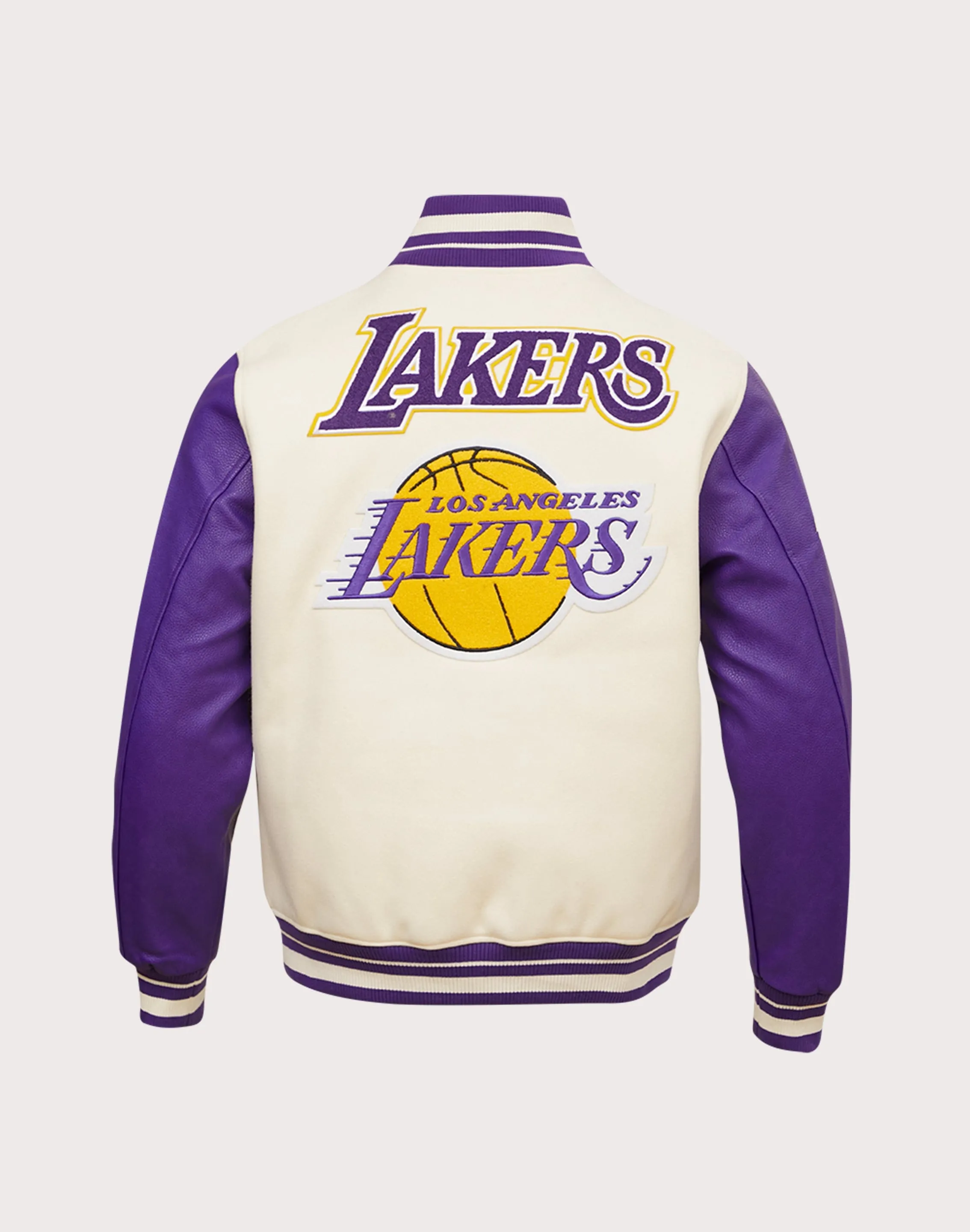 Pro Standard Los Angeles Lakers Retro Classic Rib Wool Varsity Jacket