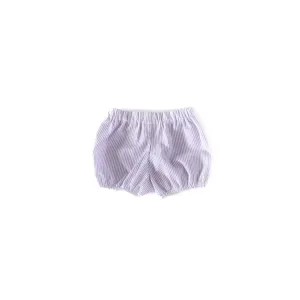 Puffed Shorts - Lavender Stripes