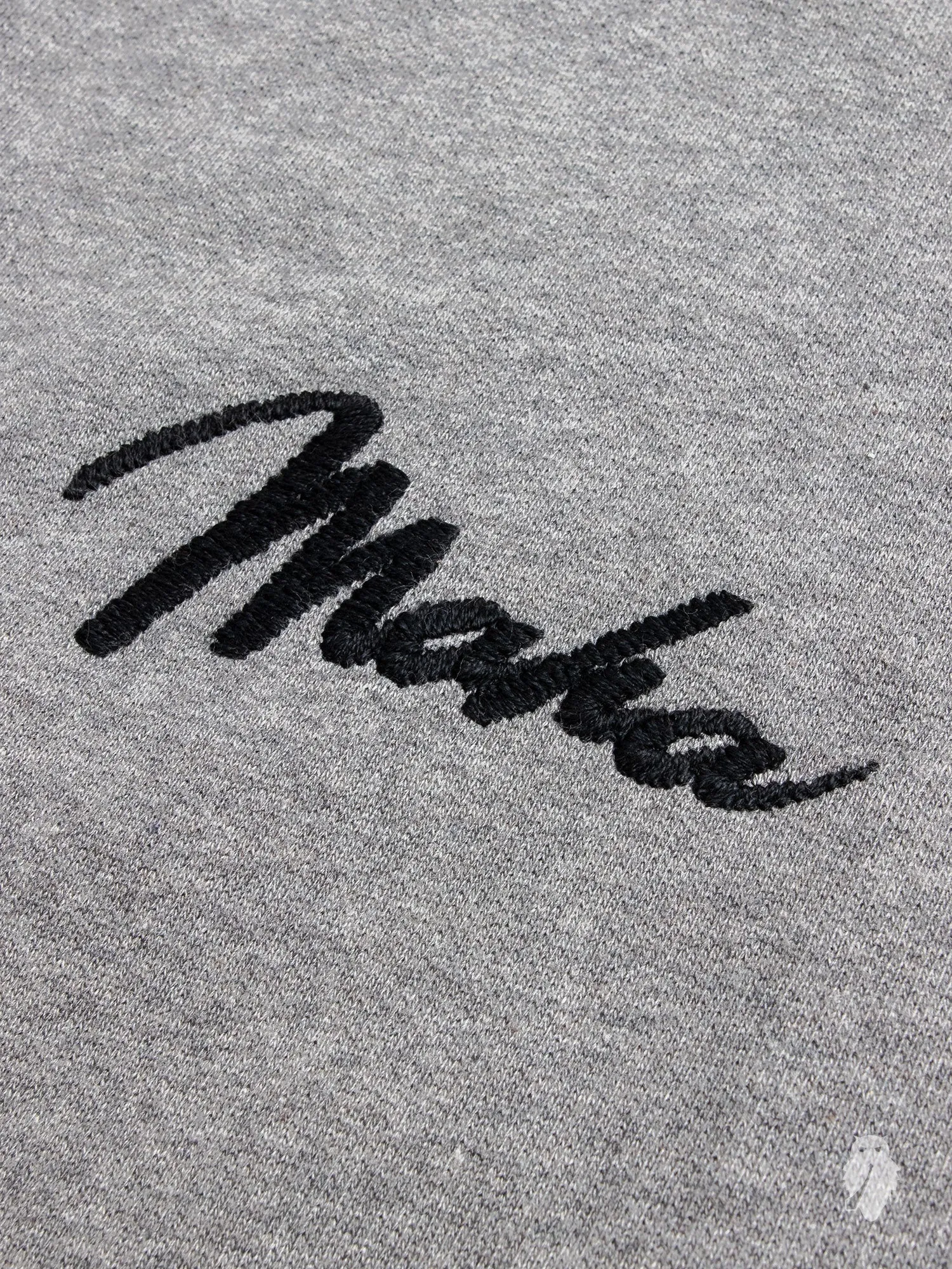 "Ghost" Zip Hoodie in Marled Grey