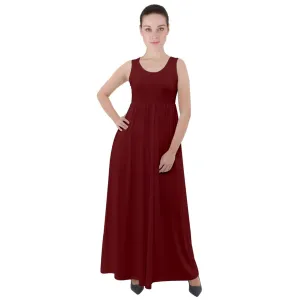 Redrum Empire Waist Velour Maxi Underdress