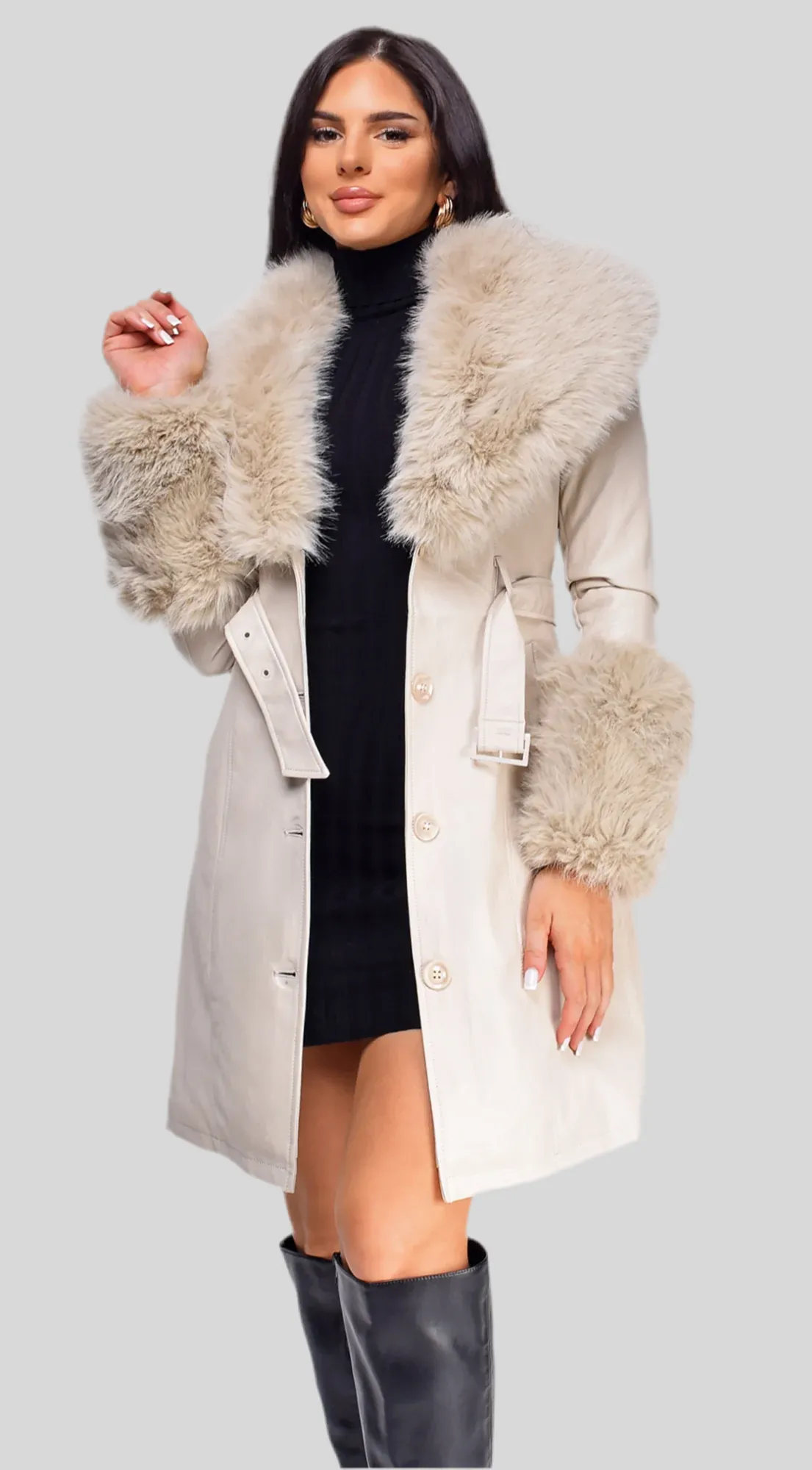 Regal Leather Trench