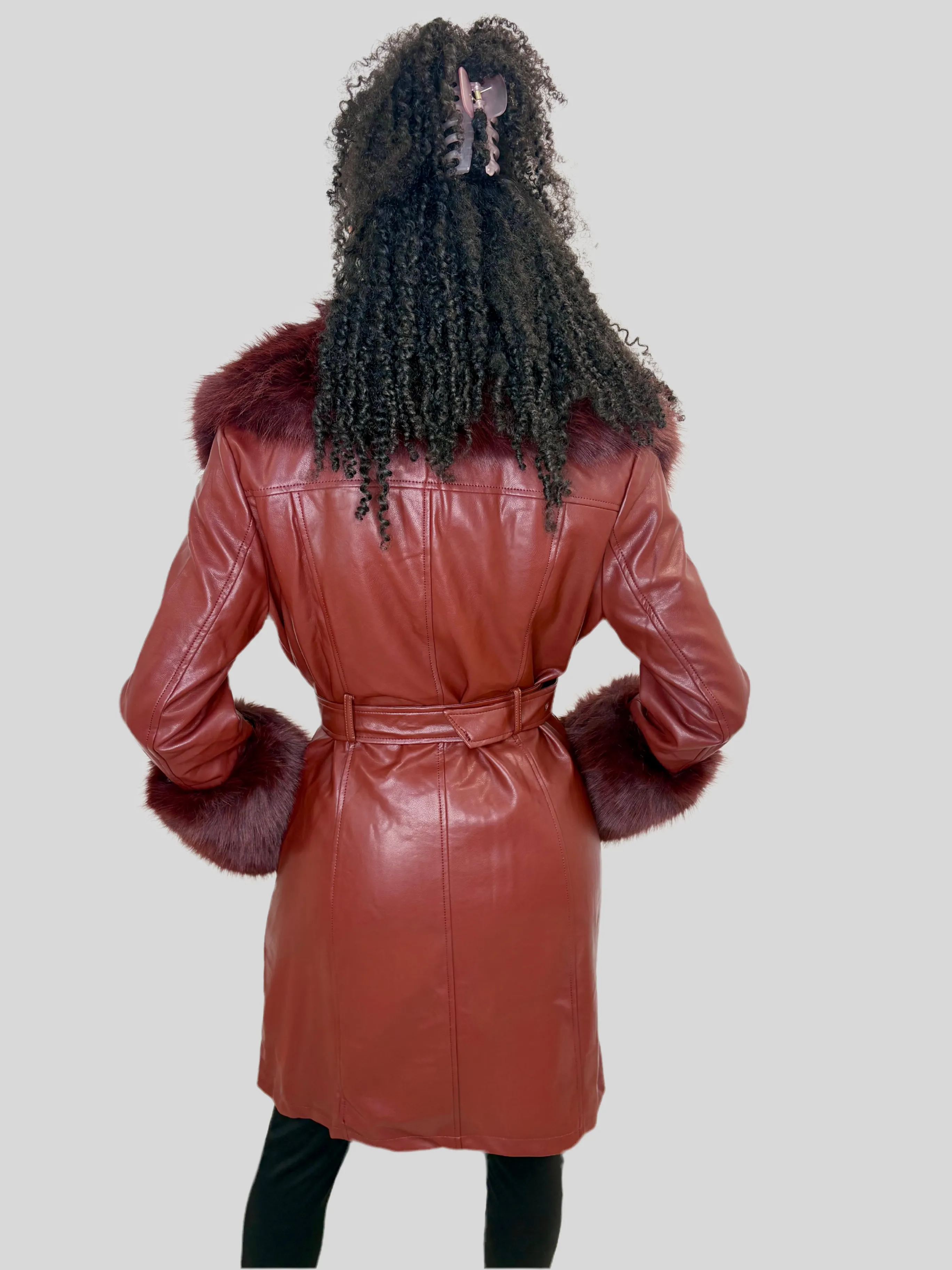 Regal Leather Trench